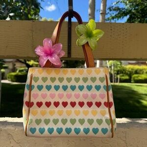Dooney & Bourke Mini Rainbow Heart Bag
